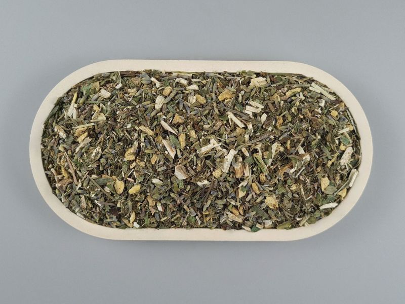 kopfschmerztee-salix-relax-schale-von-oben Salix Relax Kopfschmerztee - Schale von oben