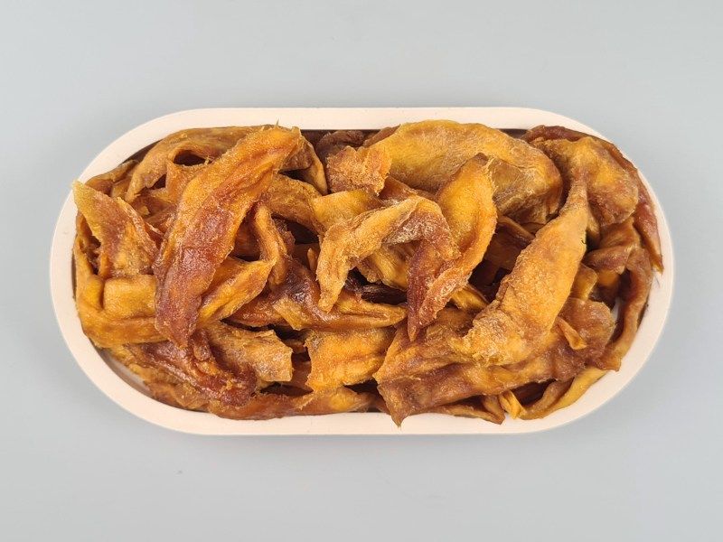 Bio Mangostreifen aus dem Senegal von oben