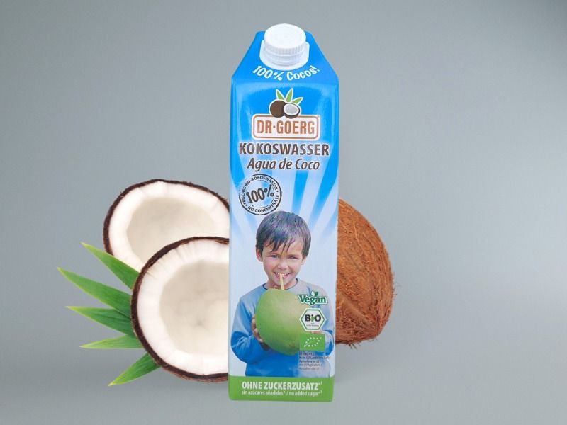 Bio-Kokoswasser - 1000 ml - Dr. Goerg  - exotisch frisch, isotonisch